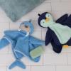 Manhattan Toy Penny Penguin Scrub-a-Dubbie Bathtime Puppet Washcloth for Infants, Toddlers and Kids(Penny Penguin)