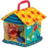 Manhattan Toy Put and Peek Birdhouse Soft Activity Toy 7.5 x 7.5 x 9 inches