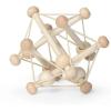 Manhattan Toy Artful Skwish Wooden Baby Rattle and Motor Skill Activity Toy for Infants and Toddlers(Natural)