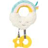 Manhattan Toy Cherry Blossom Days Cloud Baby Circle Rattle with Crinkle Paper and Teethers(Cloud Travel Toy)