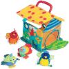 Manhattan Toy Put and Peek Birdhouse Soft Activity Toy 7.5 x 7.5 x 9 inches