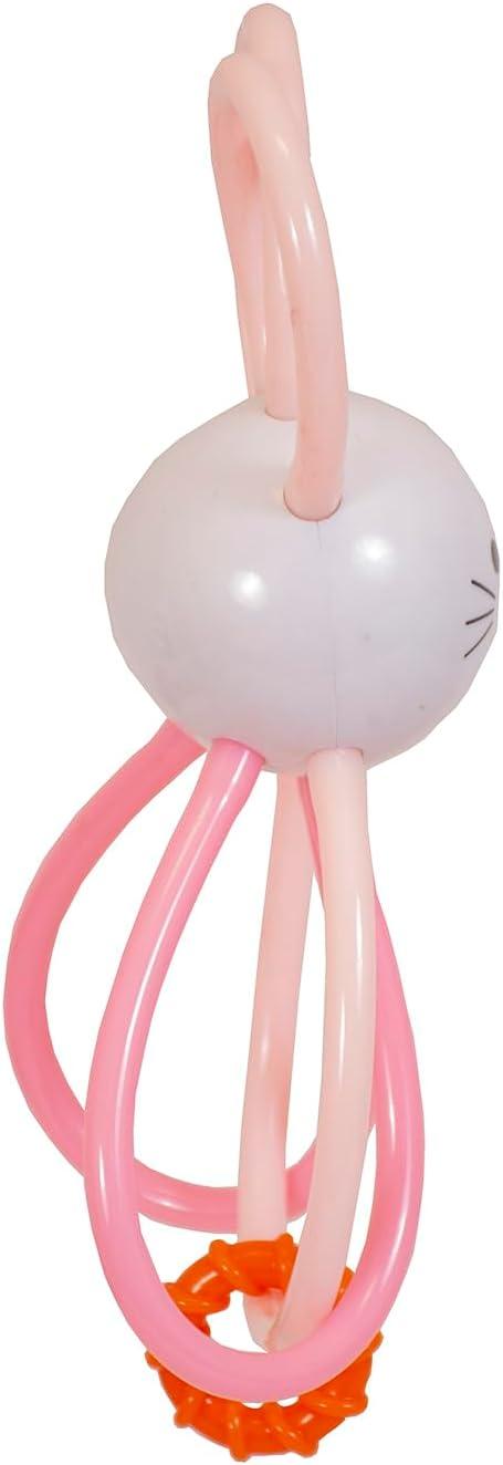 imageManhattan Toy Zoo Animal Winkel Owl Multicolor Rattle ampamp Sensory Teether for Baby and ToddlerBunny Rabbit