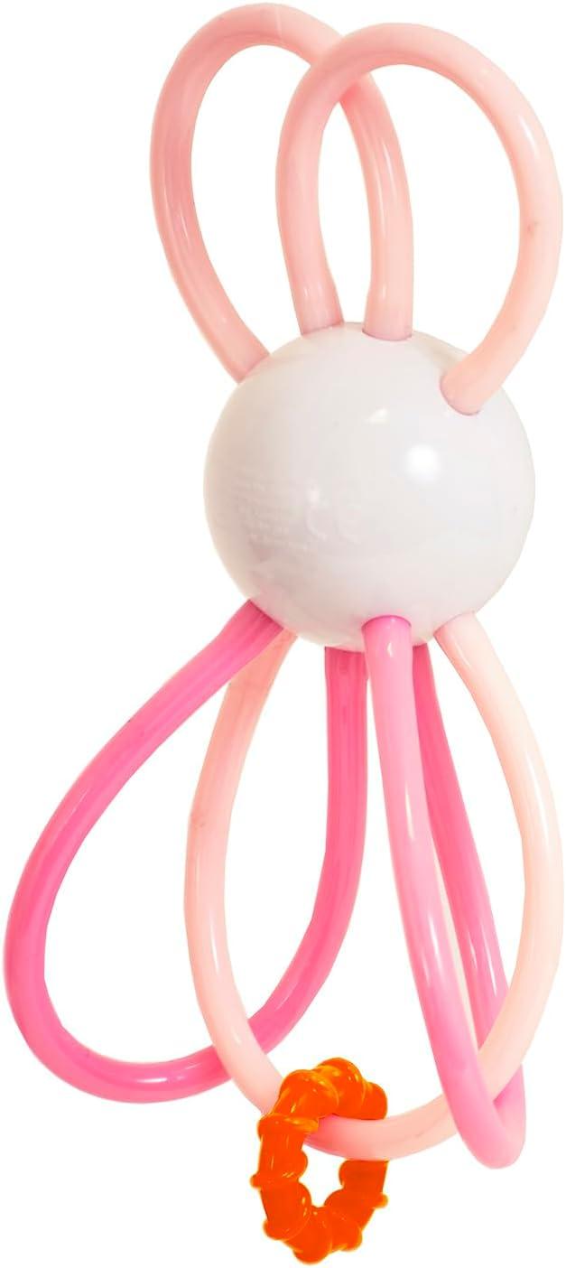 imageManhattan Toy Zoo Animal Winkel Owl Multicolor Rattle ampamp Sensory Teether for Baby and ToddlerBunny Rabbit