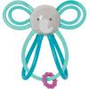 Manhattan Toy Zoo Animal Winkel Owl Multicolor Rattle & Sensory Teether for Baby and Toddler(Elephant)
