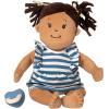 Love, Stella Soft Baby Doll for 1 + Year Old by Manhattan Toy – Brown with Black Pigtails(Beige)
