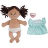 Love, Stella Soft Baby Doll for 1 + Year Old by Manhattan Toy – Brown with Black Pigtails(Classic)