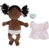 Love, Stella Soft Baby Doll for 1 + Year Old by Manhattan Toy – Brown with Black Pigtails(Realistic)