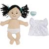 Love, Stella Soft Baby Doll for 1 + Year Old by Manhattan Toy – Light Beige with Black Pigtails
