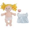 Love, Stella Soft Baby Doll for 1 + Year Old by Manhattan Toy – Peach with Blonde Pigtails