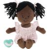 Love, Stella Soft Baby Doll for 1 + Year Old by Manhattan Toy – Brown with Black Pigtails(Realistic)