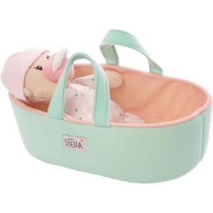 Love, Stella My First Doll Peach with Bassinet for Newborns and Infants by Manhattan Toy