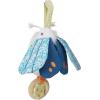 Manhattan Toy Folklore Plush Luna Moth Soft Tactile Baby Travel Toy with Crinkle Fabric Wings, Baby Mirror and Wooden Teether Ring