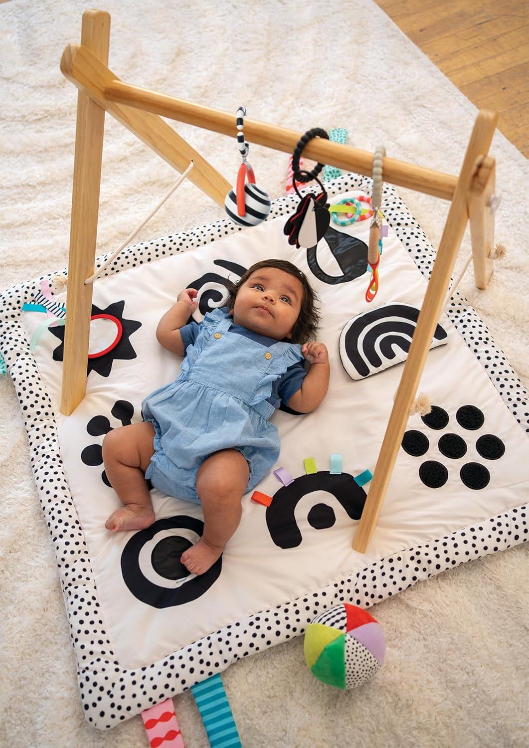 imageManhattan Toy Wimmer Seek ampamp Explore DoubleSided Tummy Time Mat for Infants and Toddlers