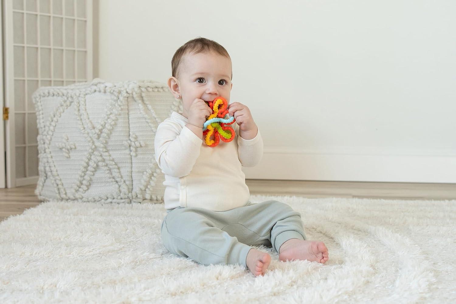 imageManhattan Toy Squiggle Loops Textured Sensory Baby Teether Toy