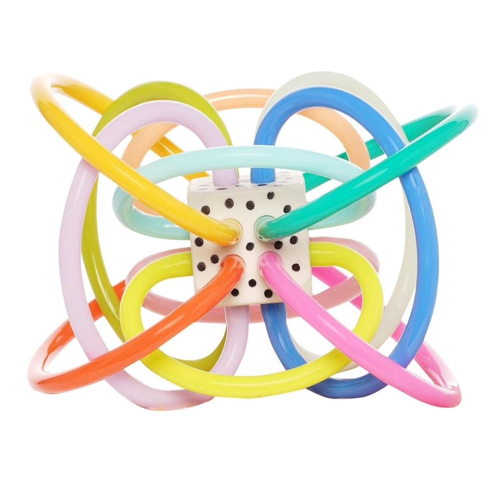imageManhattan Toy Winkel Colorpop Rattle ampamp Sensory Teether Toy