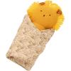 Manhattan Toy Embroidered Plush Bunny Baby Rattle + Soft Cotton Burp Cloth, 16 x 16 Inches(Lion)