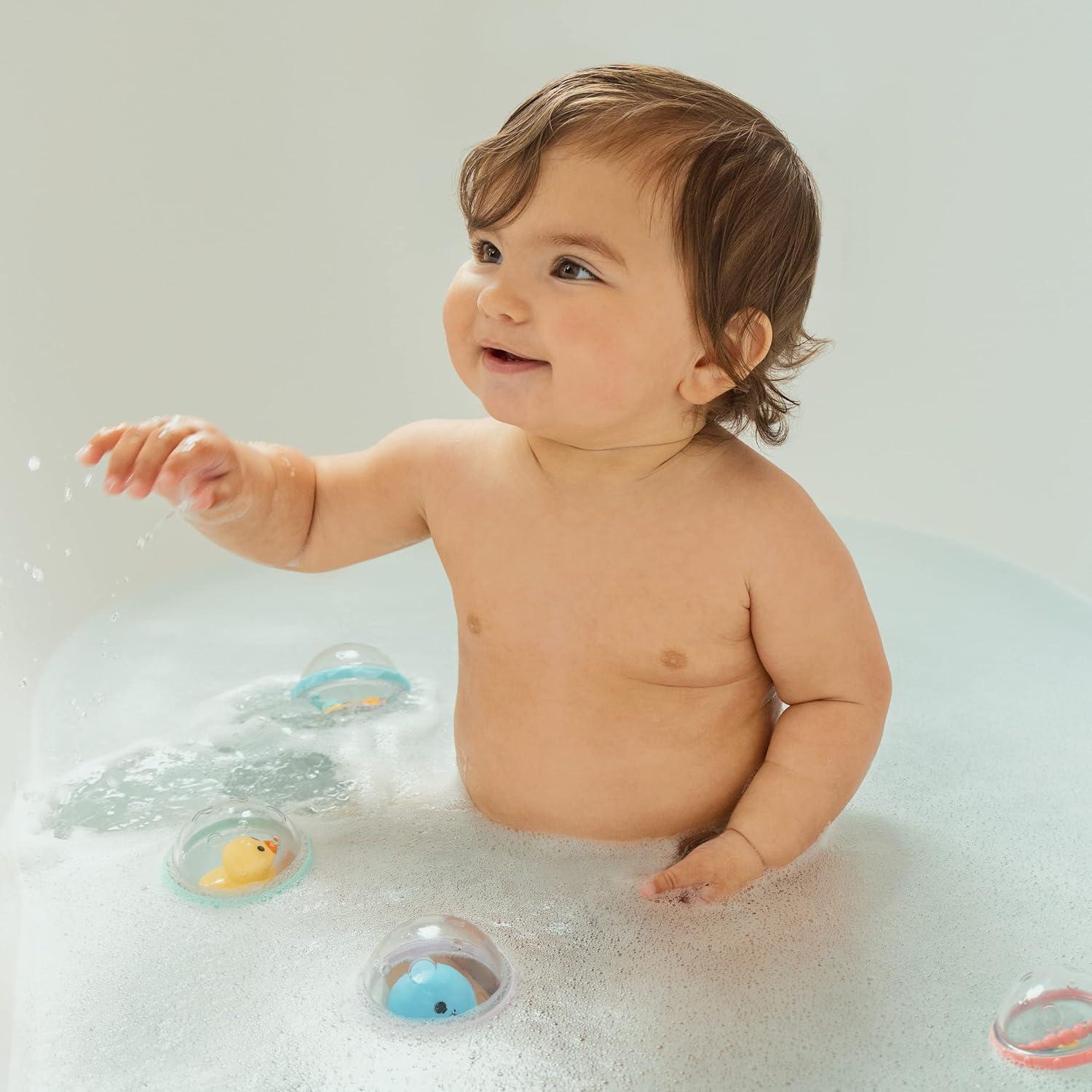 imageMunchkin Jouets flotteurs de bain bulles lot de 4 Multicolore 40 PackFloat and Play