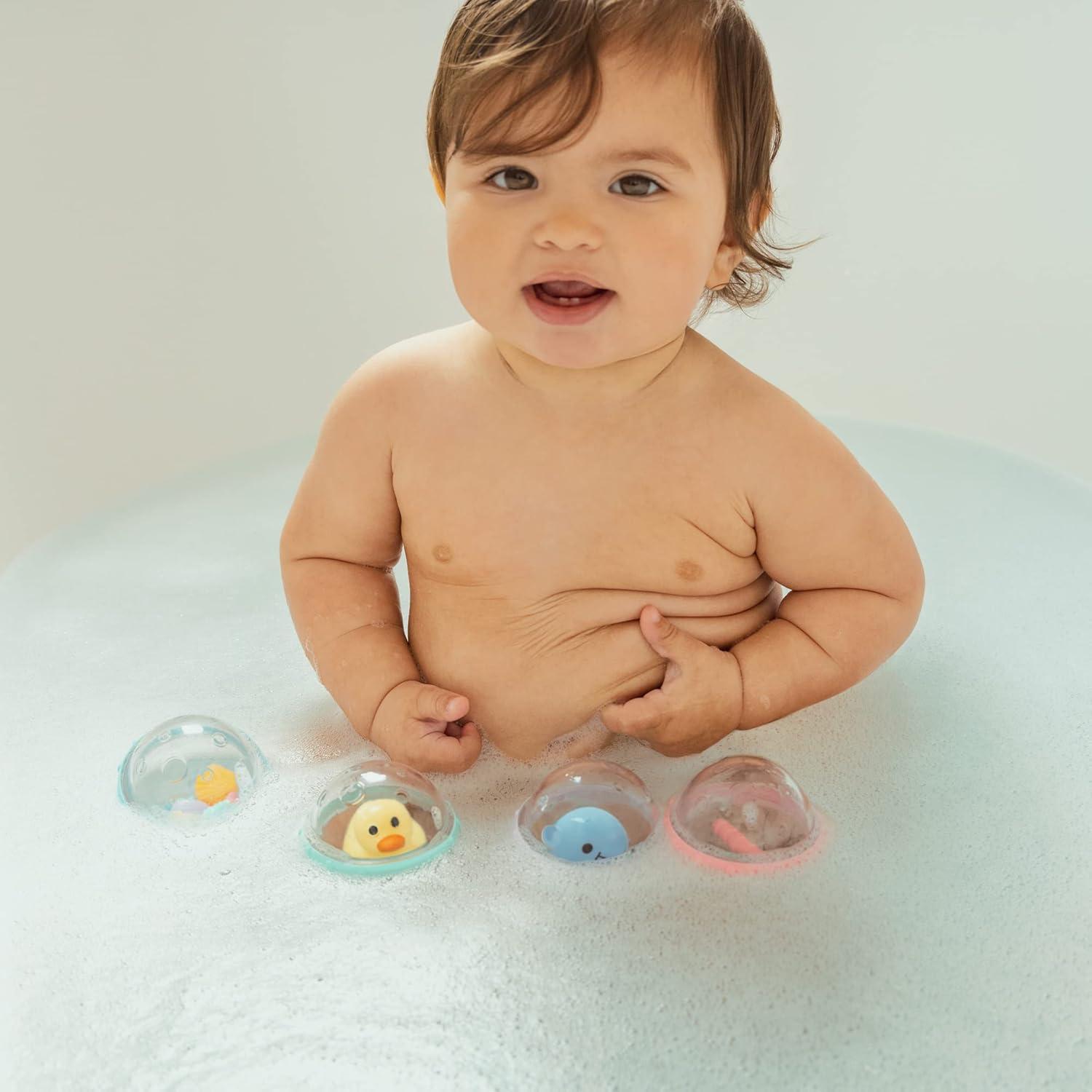 imageMunchkin Jouets flotteurs de bain bulles lot de 4 Multicolore 40 PackFloat and Play