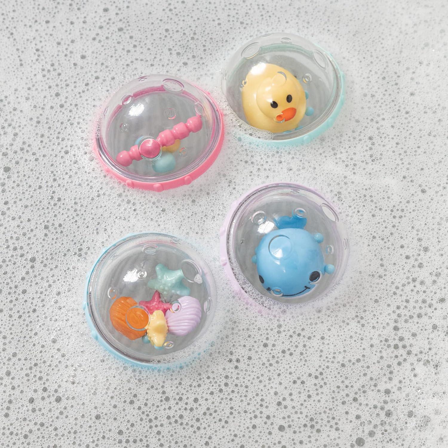 imageMunchkin Jouets flotteurs de bain bulles lot de 4 Multicolore 40 PackFloat and Play