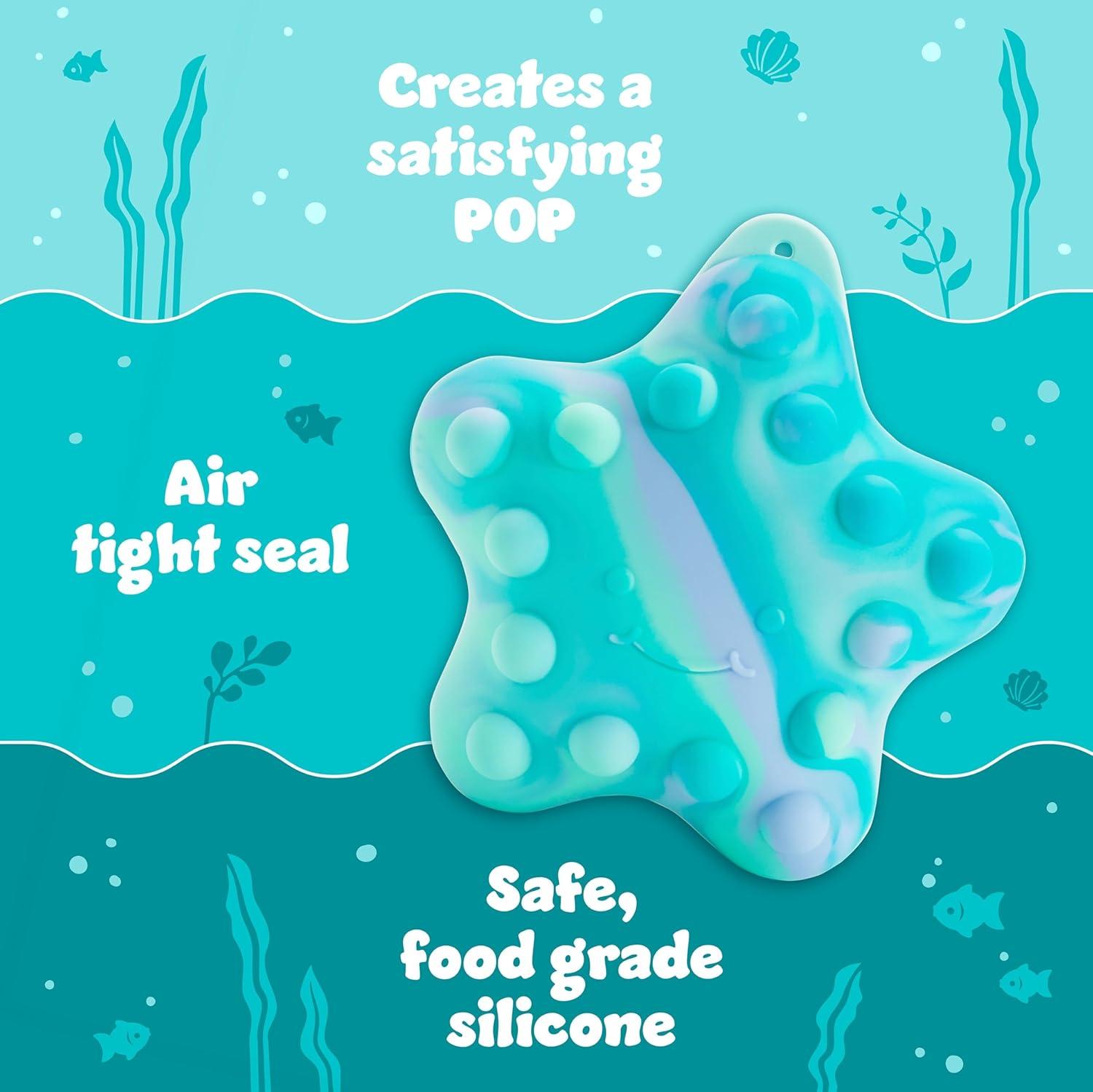 imageMunchkin Jouets flotteurs de bain bulles lot de 4 Multicolore 40 PackPop Squish