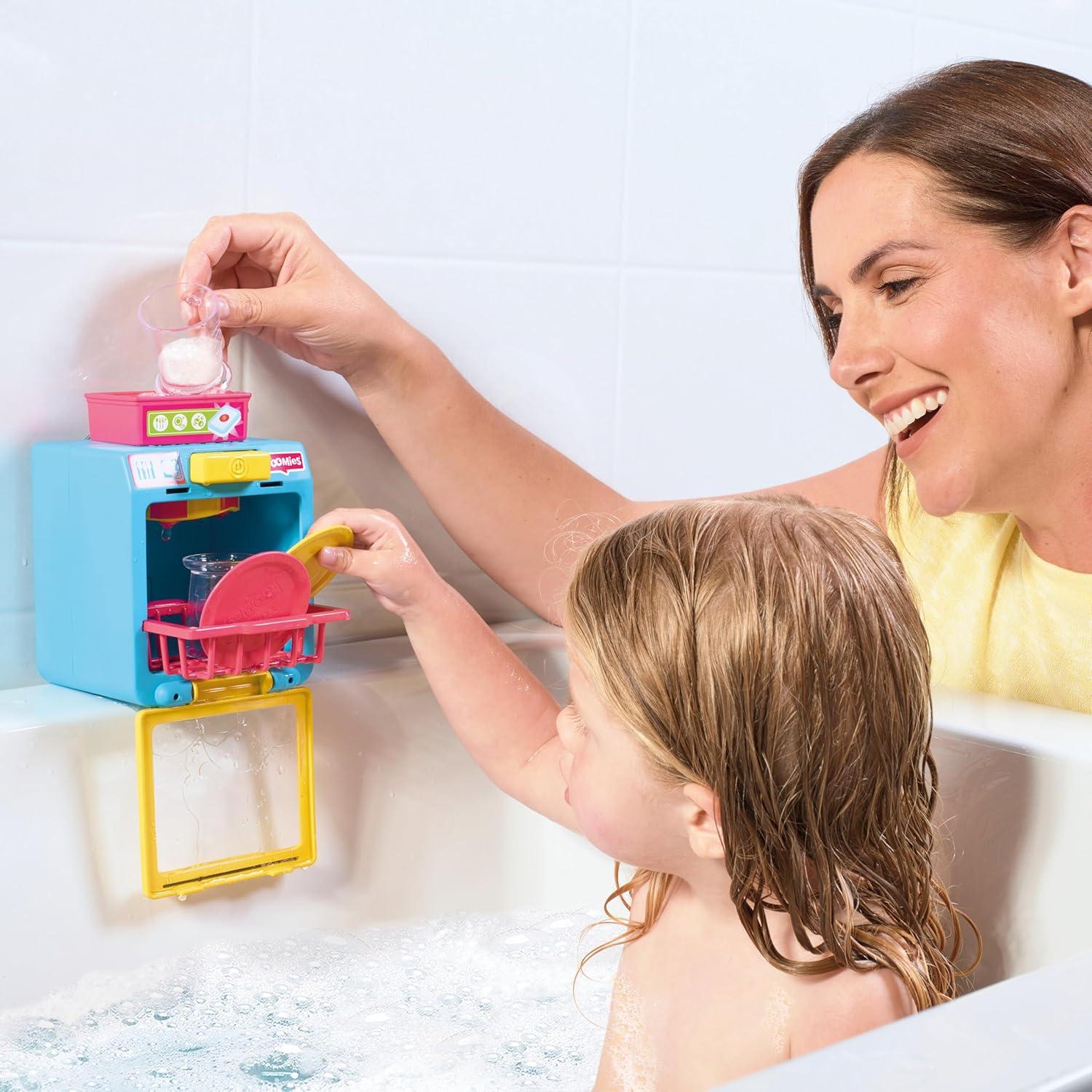 imageTOMY Toomies Machine caf pour le bain Jouet de bain pour bb Jouet pour baignoire fixer au mur Coffret dinette enfant qui comprend 3 tasses 1 pot et 1 shaker partir de 18 moisLaveVaisselle