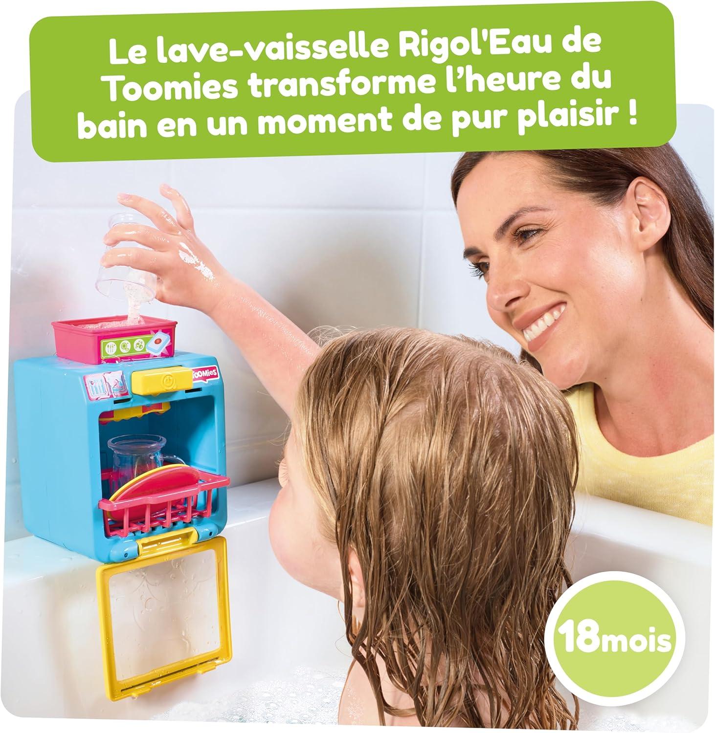 imageTOMY Toomies Machine caf pour le bain Jouet de bain pour bb Jouet pour baignoire fixer au mur Coffret dinette enfant qui comprend 3 tasses 1 pot et 1 shaker partir de 18 moisLaveVaisselle