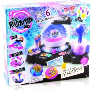Canal Toys – So Bomb DIY – La Fabrique à Bombes de Bain Enfant 6 Ans+ – Coffret Créatif pour Créer 6 Bombes de Bain Personnalisées avec Décorations et Surprises – Activité Manuelle – BBD 005(Classique)
