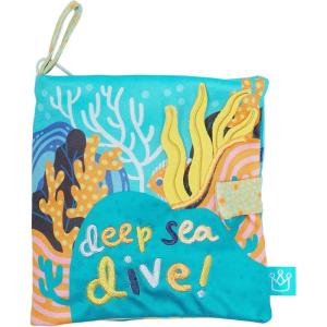 Manhattan Toy- Animaux Deep Sea Dive Livre d&rsquo;activités Lavable en Machine, 162610, Multicolore, Moyen