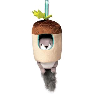 Manhattan Toy Lullaby Squirrel Pull Musical Berceau, Siège Auto et Poussette Jouet de Voyage(Lullaby écureuil)