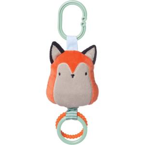 Manhattan Toy Camp Acorn Fox Jouet de dentition et de voyage pour bébé(Jouet de dentition Fox Jiggle)