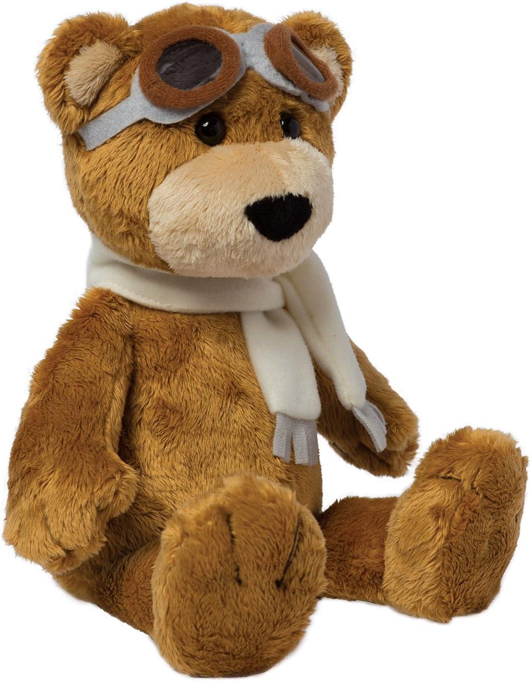 imageManhattan Toy Ours aviateur en Peluche BrownGreyBlack
