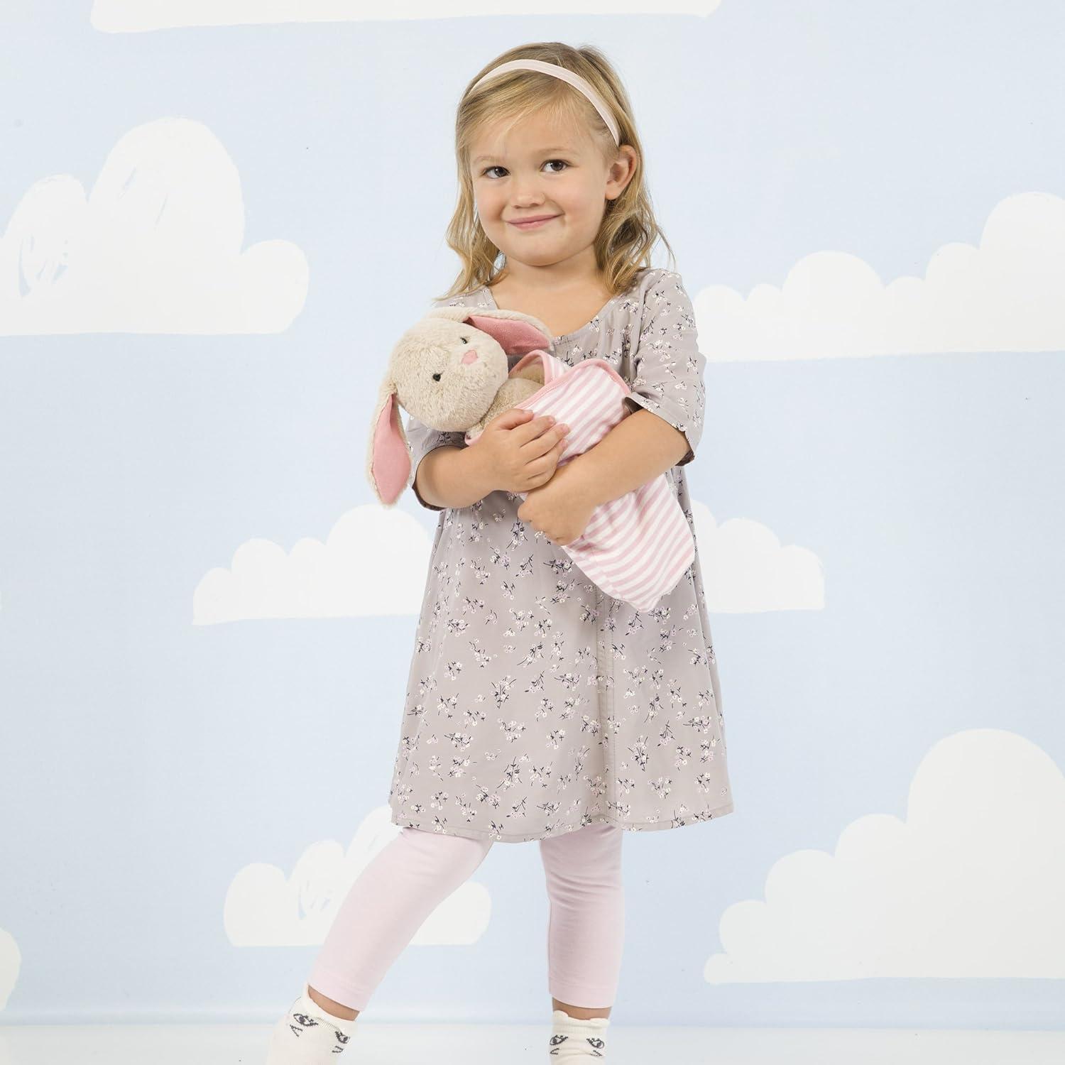 imageManhattan Toy Swaddle Baby Bunny Peluche 2794 cm avec Couverture emmailloterBb lapin