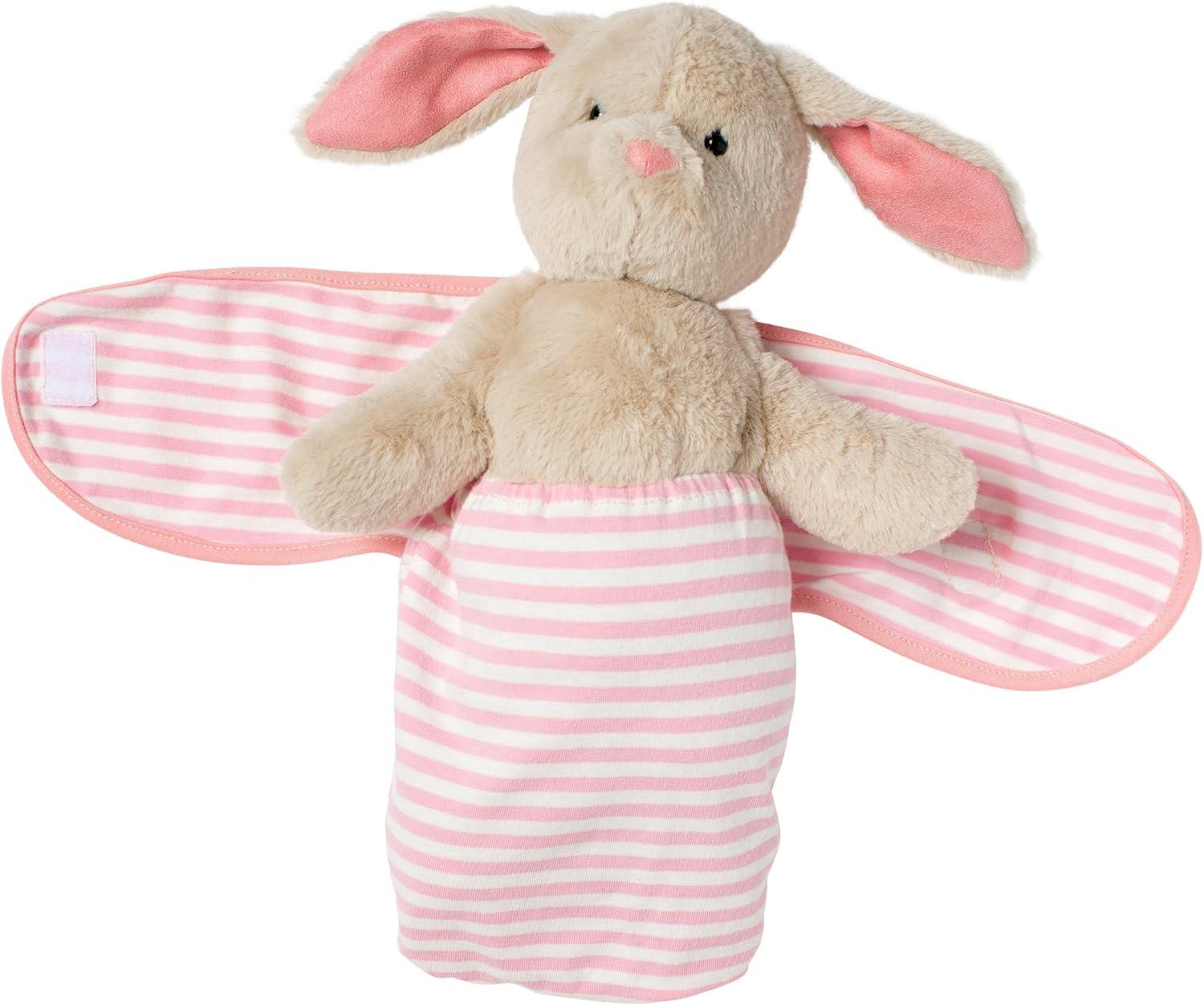 imageManhattan Toy Swaddle Baby Bunny Peluche 2794 cm avec Couverture emmailloterBb lapin
