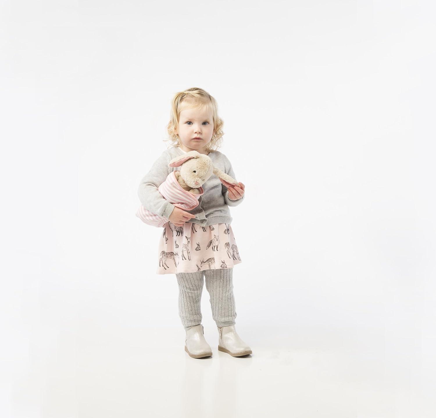 imageManhattan Toy Swaddle Baby Bunny Peluche 2794 cm avec Couverture emmailloterBb lapin
