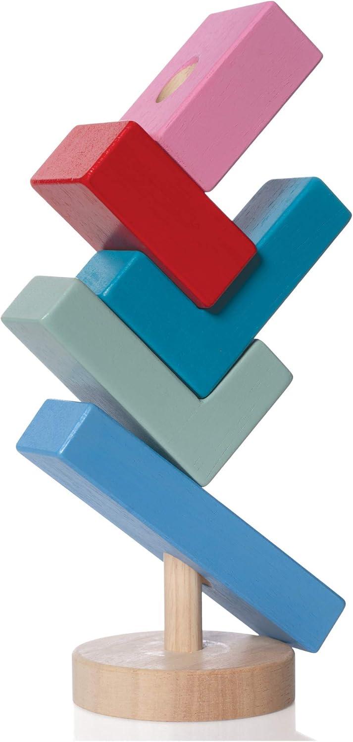 imageManhattan Toy Bam Jouet Empilable en Bois pour Les ToutPetitsBam StackaLacka