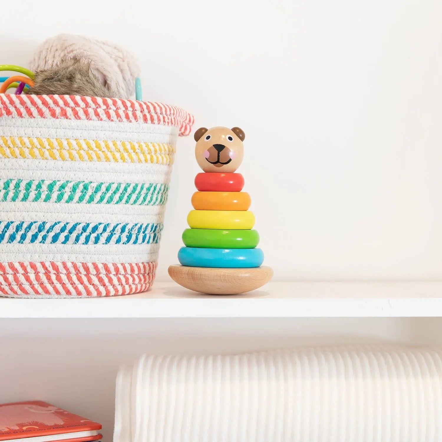 imageManhattan Toy 211540 Brilliant Bear Magnetic Stack Up