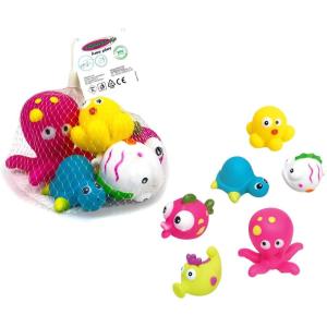 Jamara- Jouet de Bain Animaux Marins 6 pièces, 460616, Multicolore(Multicolore)