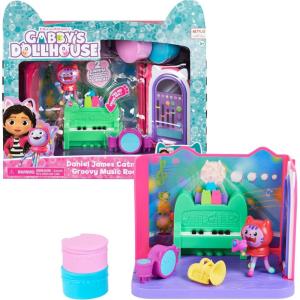 Gabby et la Maison Magique – Gabby Dollhouse – Pièce La Salle De Bain Marine – 1 Figurine + Accessoires – Dessin Animé Jouet Maison De Poupée – Jouet Enfant 3 Ans Et +(Dj Miaou)