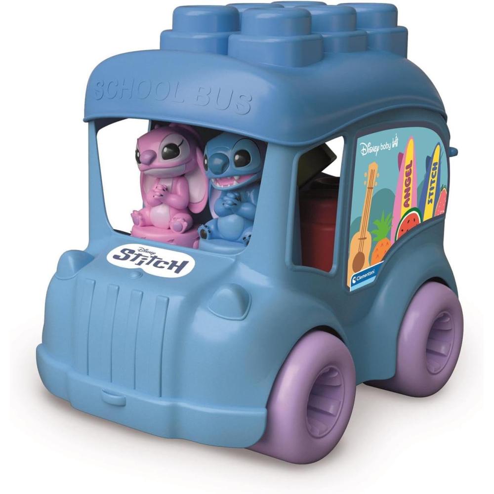 image:imageClementoni Sac Souple 20 Cubes Clemmy Bb 636 Mois Blocs Sensoriels Souples Lavables et Parfums Jouet dveil Empilable Mchouiller et Transportable Dveloppement Moteur Bb6 Cubes Souples Stitch