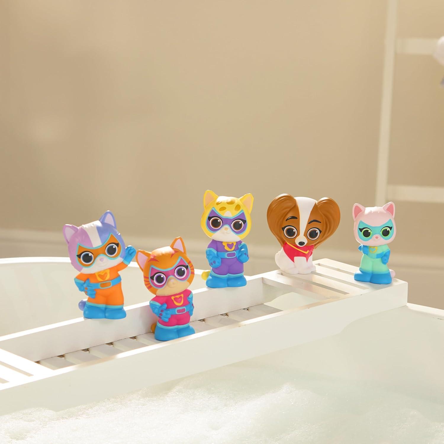 image:imageDisney Store Official Jouets pour Le Bain Disney Pixar Cars 5 pcs Le kit pour Enfants Contient Flash McQueen Martin Red Shrif et Sergent Convient aux 6 Mois et PlusSuperKitties