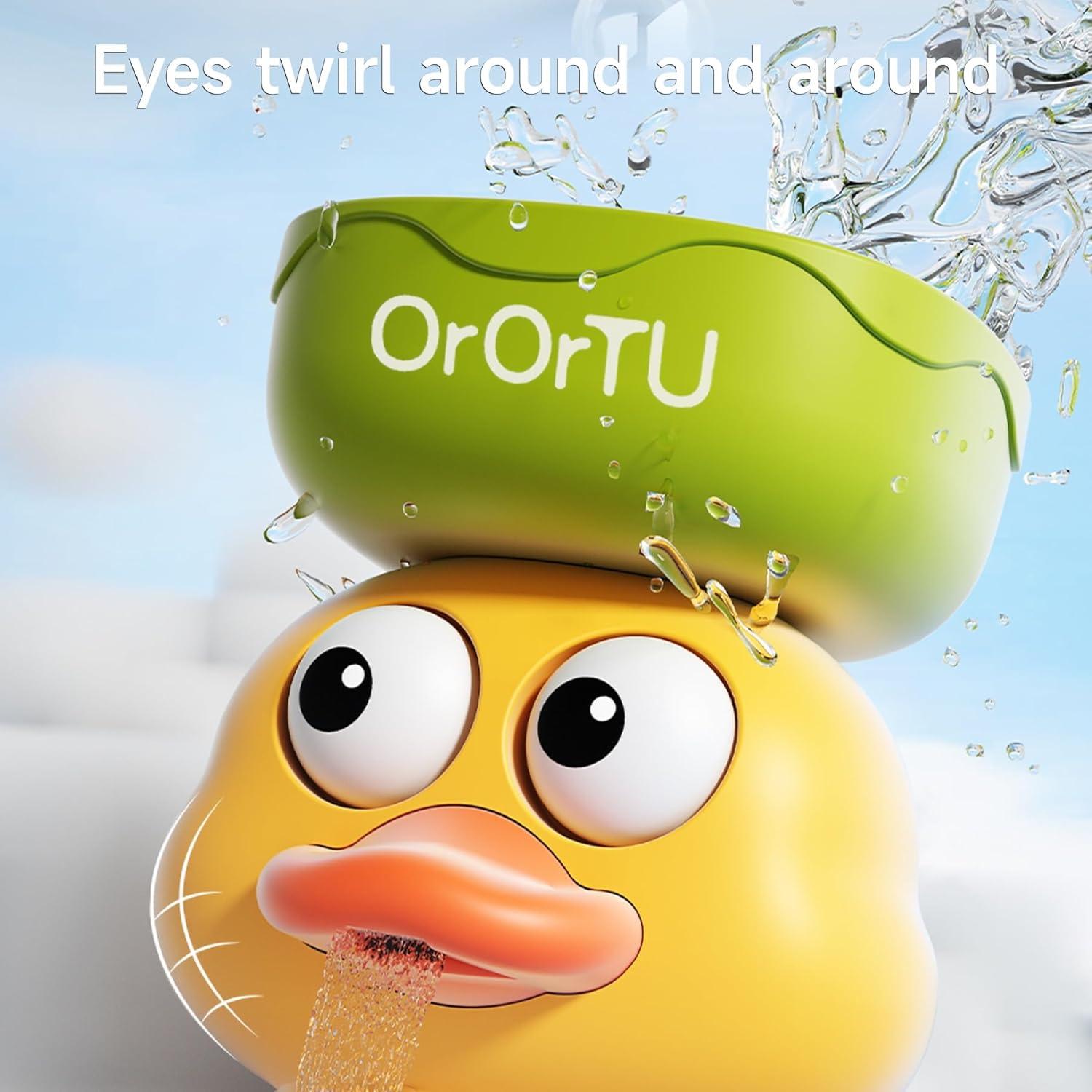 image:imageOR OR TU Jouets de Bain pour Bb Jouet de Bain Rotatif avec ventouses Jouet de Bain remonter Jouet de Bain pour bb Jouet de Douche Jouet de Natation