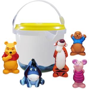 Disney Store Official Jouets pour Le Bain Disney Pixar Cars, 5 pcs, Le kit pour Enfants Contient Flash McQueen, Martin, Red, Shérif et Sergent, Convient aux 6 Mois et Plus(Winnie l&rsquo;Ourson)