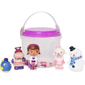 Disney Store Official Jouets pour Le Bain Disney Pixar Cars, 5 pcs, Le kit pour Enfants Contient Flash McQueen, Martin, Red, Shérif et Sergent, Convient aux 6 Mois et Plus(Docteur La Peluche)
