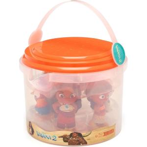 Disney Store Official Jouets pour Le Bain Disney Pixar Cars, 5 pcs, Le kit pour Enfants Contient Flash McQueen, Martin, Red, Shérif et Sergent, Convient aux 6 Mois et Plus(Vaiana 2)